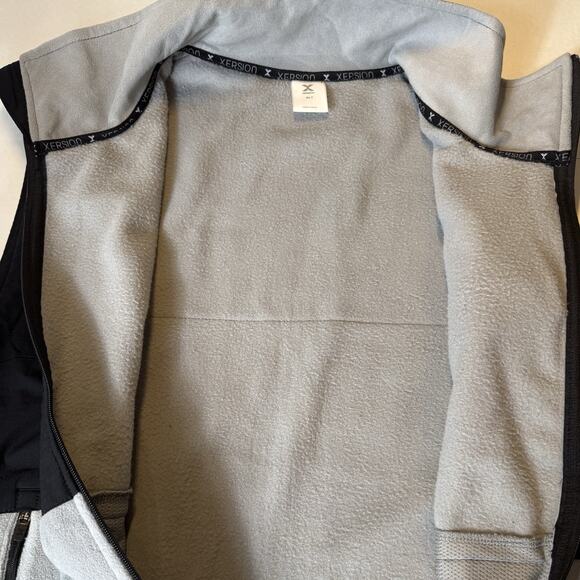 Xersion Big & Tall Mock Neck Fleece Vest Black Gray XLT Layering Piece NSYNC - Picture 7 of 13